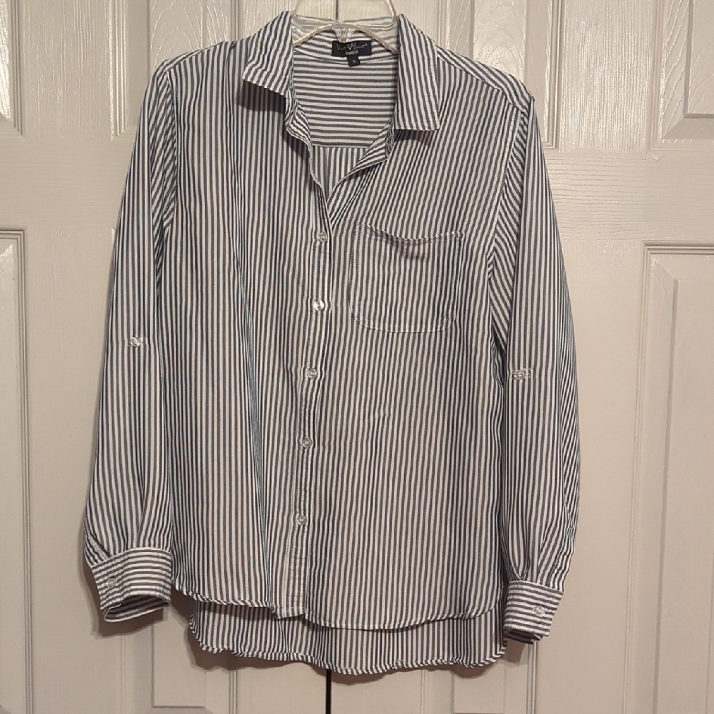 Classic Striped Women Shirt